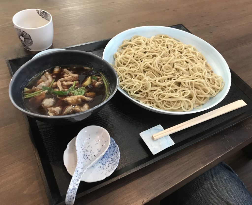 鴨汁のつけ蕎麦やちゃ